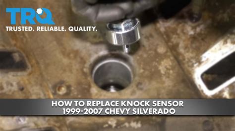 can you replace a knock sensor yourself